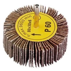 Abrasive Flap Wheel, 80 x 30mm, 60 Grit