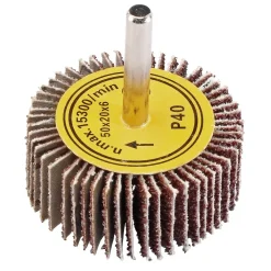 Abrasive Flap Wheel, 50 x 20mm, 40 Grit