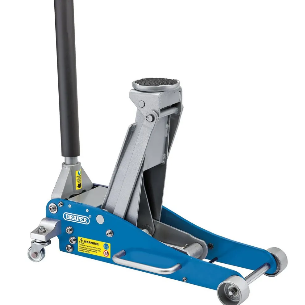 Aluminium and Steel Low Profile Trolley Jack, 2.5 Tonne