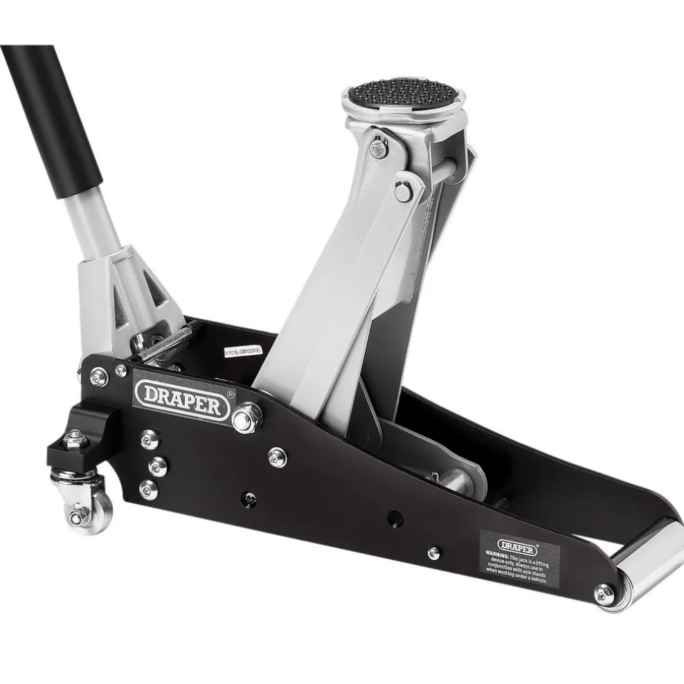 Aluminium and Steel Racing Trolley Jack, 1.5 Tonne