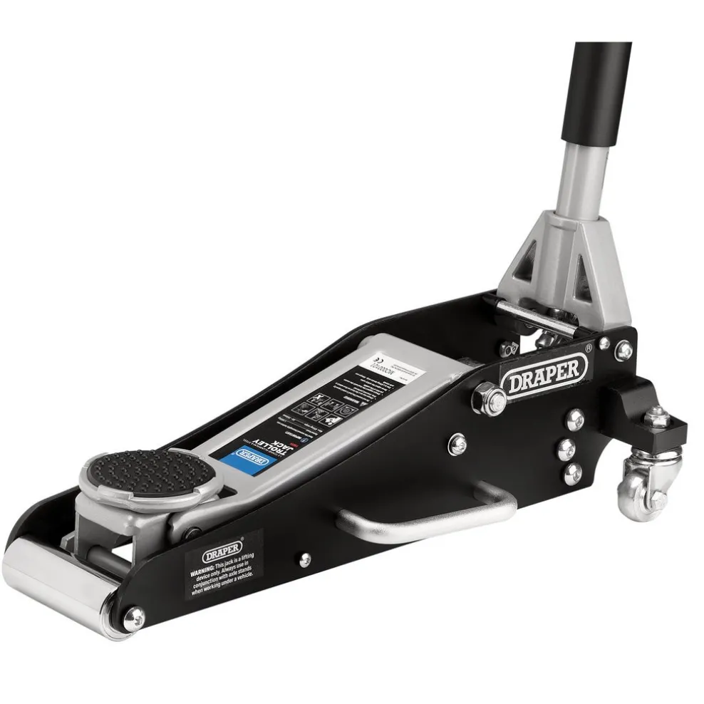 Aluminium and Steel Racing Trolley Jack, 1.5 Tonne