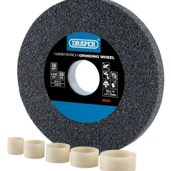 Aluminium Oxide Bench Grinding Wheel, 150 x 16mm, 36 Grit