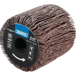 Aluminium Oxide Flap Wheel, 60 x 60mm, 80 Grit