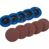 Aluminium Oxide Sanding Discs, 50mm, 240 Grit (Pack of 10)