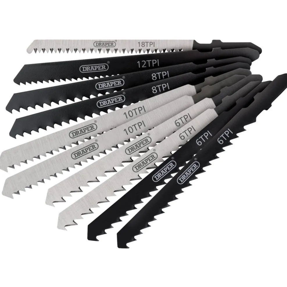 Assorted HCS Jigsaw Blade Set (10 Piece)