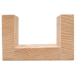 Beechwood Mitre Box, 225 x 70 x 50mm
