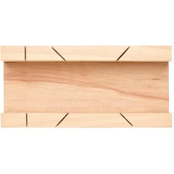 Beechwood Mitre Box, 225 x 70 x 50mm
