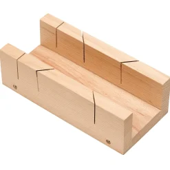 Beechwood Mitre Box, 225 x 70 x 50mm