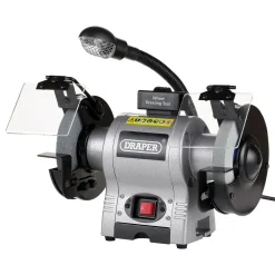 Bench Grinder with Work light, 150mm, 370W