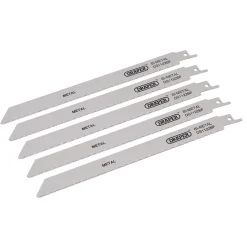 Bi-metal Reciprocating Saw Blades for Metal Cutting, 225mm, 14tpi (Pack of 5)