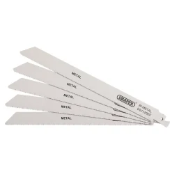 Bi-metal Reciprocating Saw Blades for Metal Cutting, 225mm, 18tpi (Pack of 5)