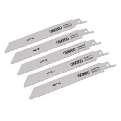 Bi-metal Reciprocating Saw Blades for Metal Cutting, 150mm, 24tpi (Pack of 5)