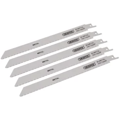 Bi-metal Reciprocating Saw Blades for Metal Cutting, 225mm, 24tpi (Pack of 5)
