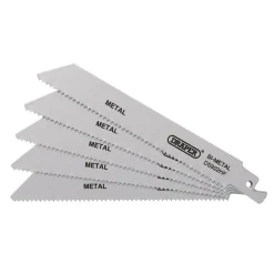 Bi-metal Reciprocating Saw Blades for Metal, 150mm, 10tpi (Pack of 5)