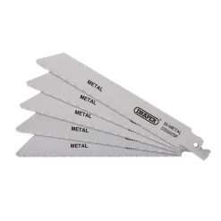 Bi-metal Reciprocating Saw Blades for Metal, 150mm, 14tpi (Pack of 5)
