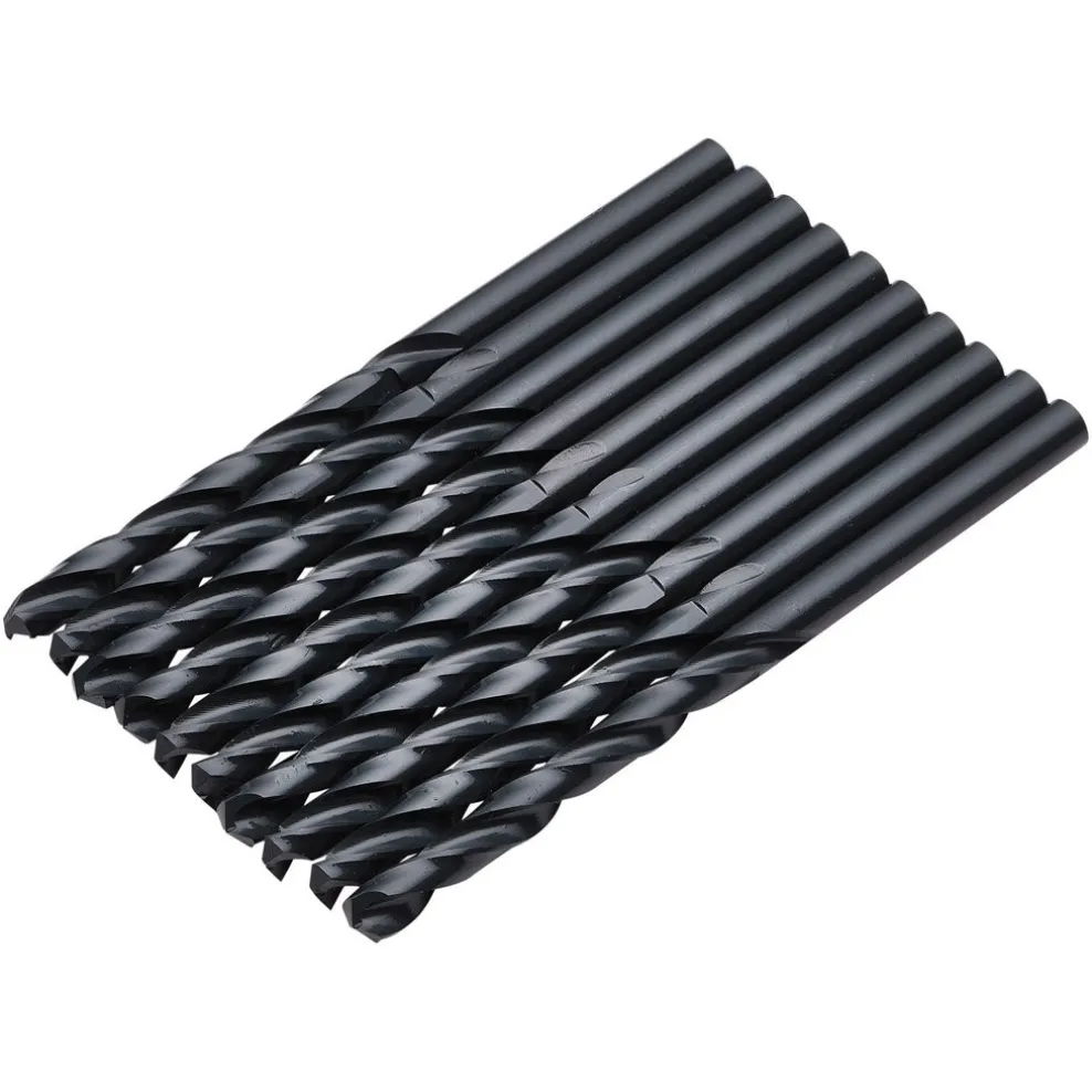 Black HSS Drill Bit, 4.5 x 80mm (Pack of 10)