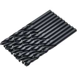 Black HSS Drill Bit, 4 x 75mm (Pack of 10)