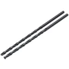 Black HSS Long Drill Bit 4 x 119mm (Pack of 2)