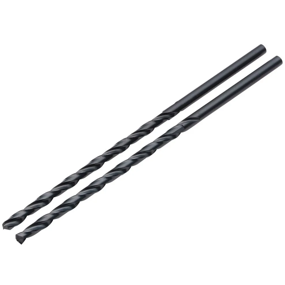 Black HSS Long Drill Bit 3.5 x 100mm (Pack of 2)