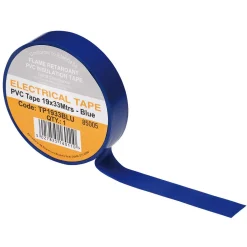 Blue PVC Electrical Insulation Tape, 19mm x 33m (Pack of 10)