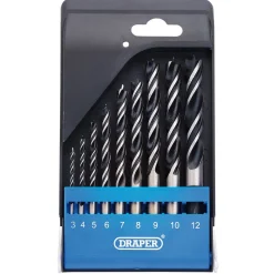 Brad Point Drill Bit Set (9 Piece)