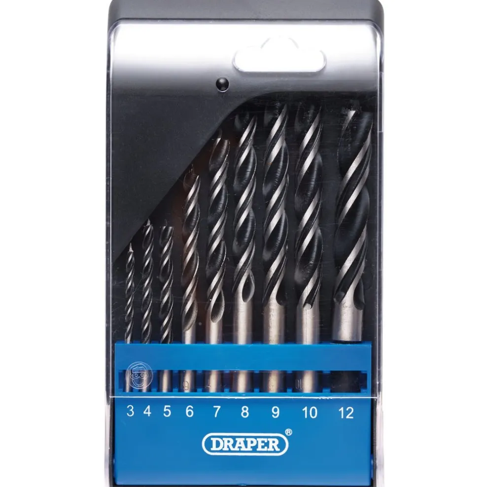 Brad Point Drill Bit Set (9 Piece)