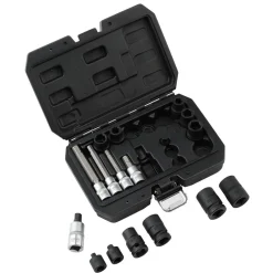 Brake Caliper Socket and Bit Set (17 Piece)