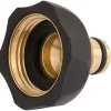 Brass and Rubber Tap Connector, 1"