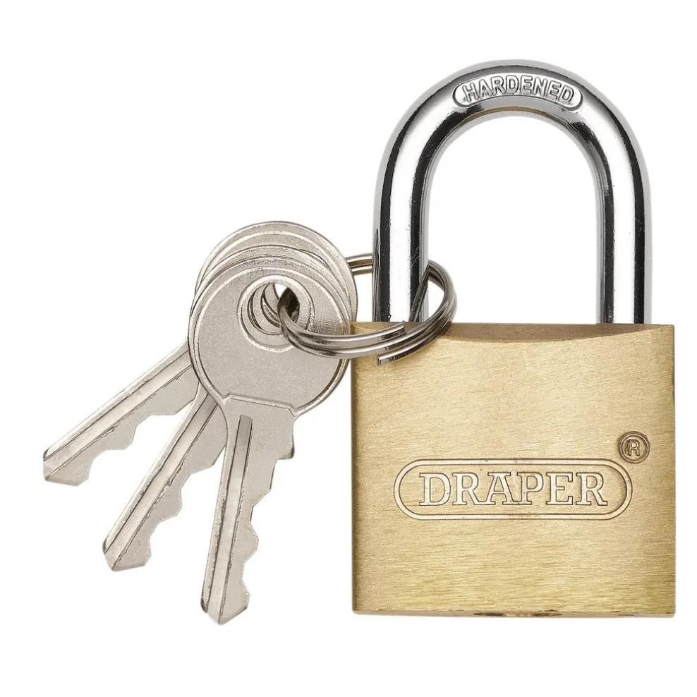 Brass Cylinder Padlock, 30mm