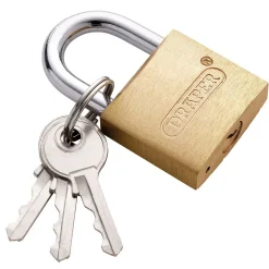 Brass Cylinder Padlock, 30mm
