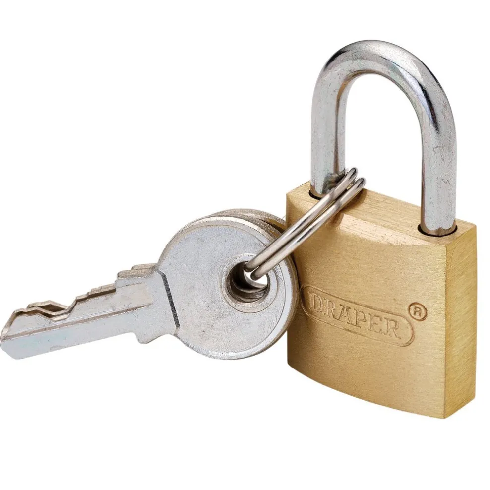 Brass Cylinder Padlock, 20mm