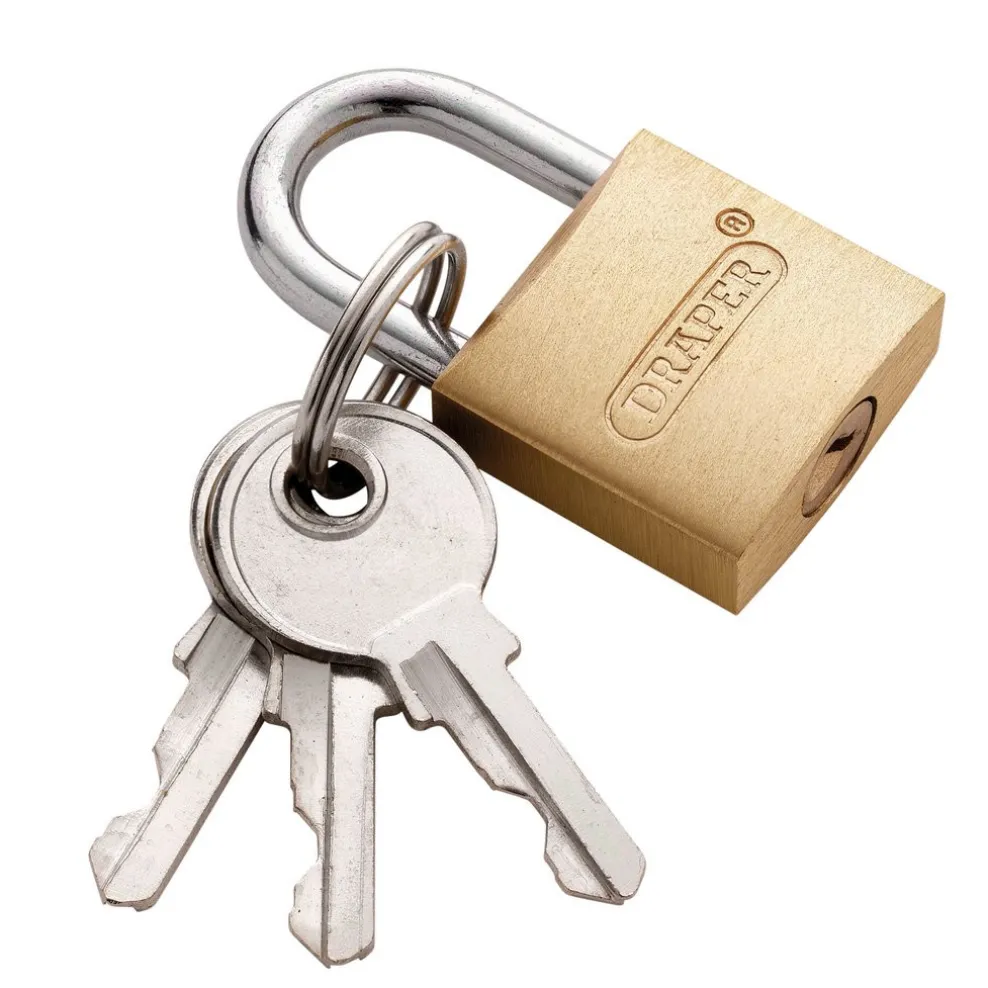 Brass Cylinder Padlock, 20mm