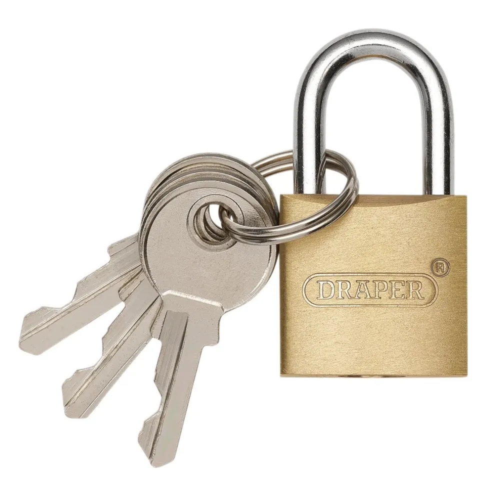 Brass Cylinder Padlock, 20mm