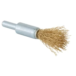 Brassed Steel Crimped Decarb Brush, 13mm