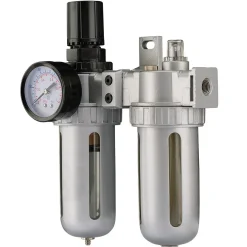 1/4" BSP Combined Filter/Regulator/Lubricator Unit