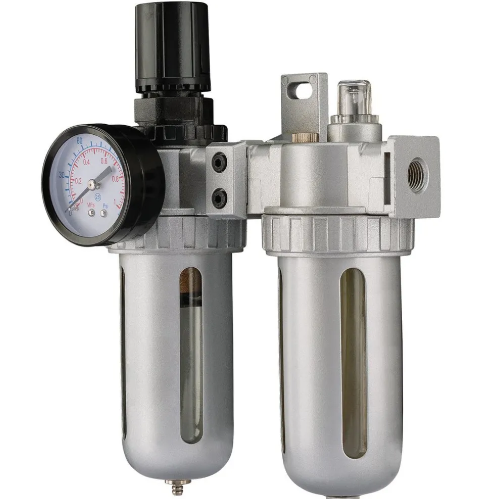 1/4" BSP Combined Filter/Regulator/Lubricator Unit
