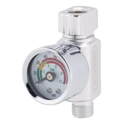 1/4" BSP On-Gun Air Regulator and Gauge, 140psi