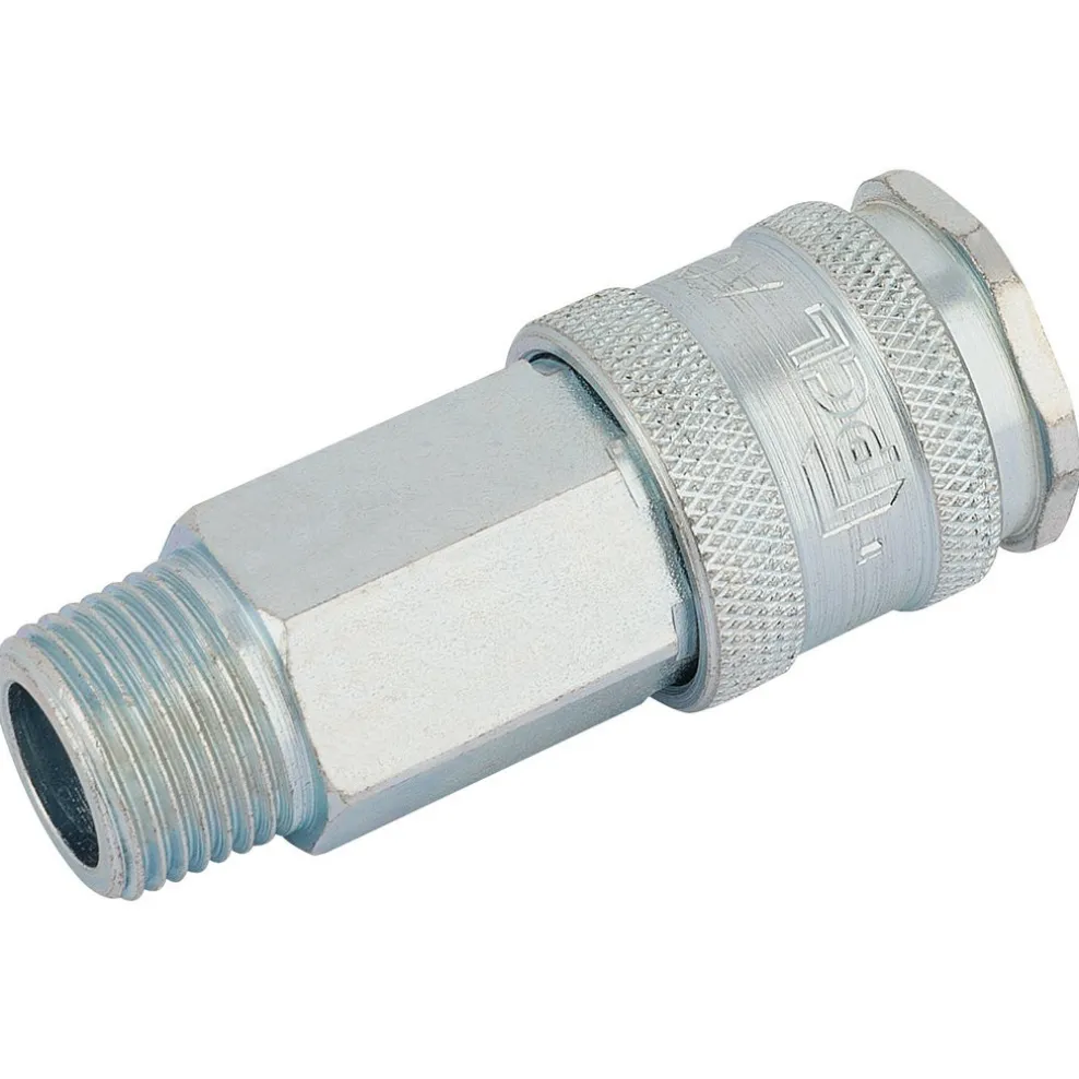 3/8" BSP Parallel Euro Coupling Male Thread (Sold Loose)