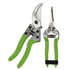Bypass Pruner and Flower Shear Set (2 Piece)