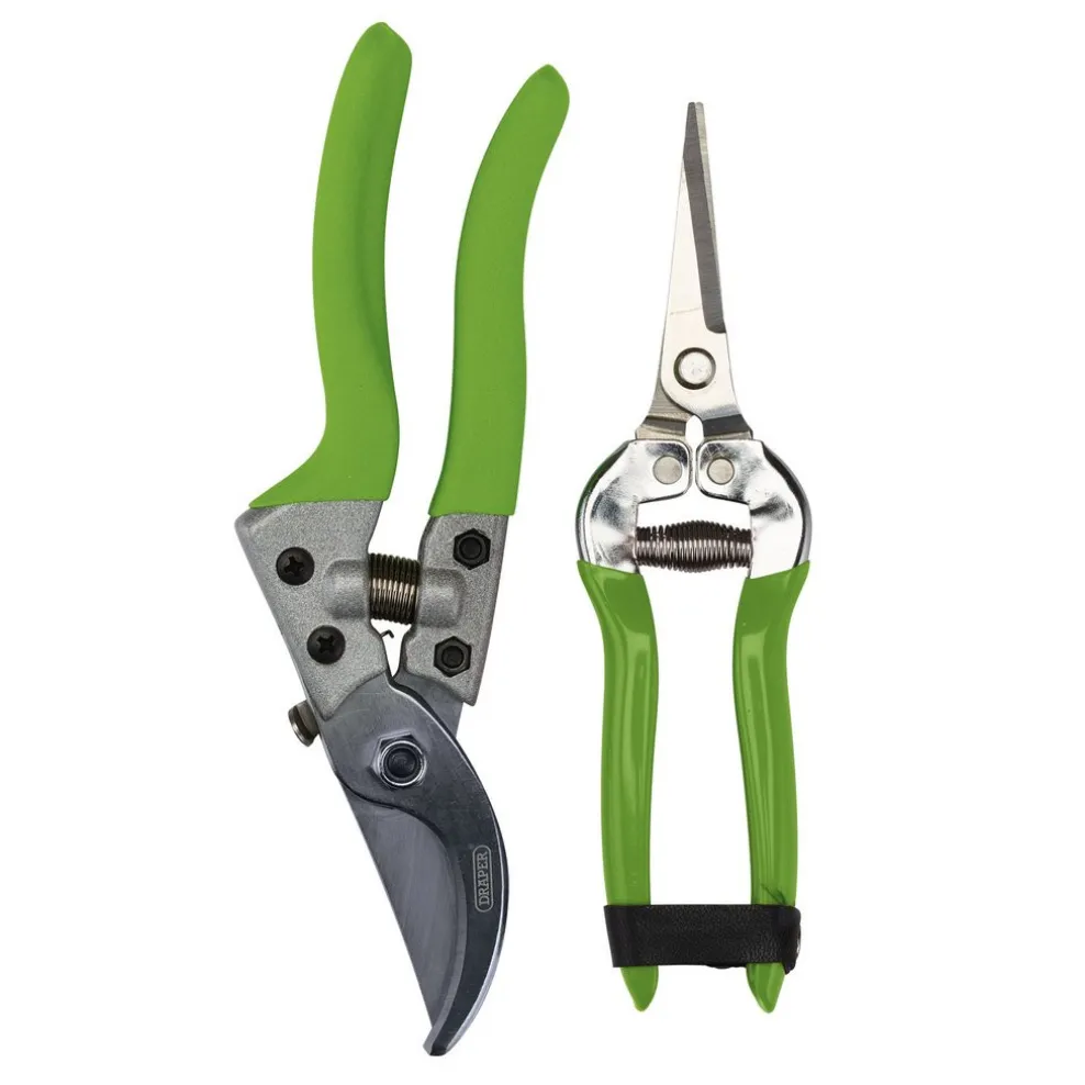 Bypass Pruner and Flower Shear Set (2 Piece)