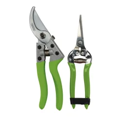 Bypass Pruner and Flower Shear Set (2 Piece)