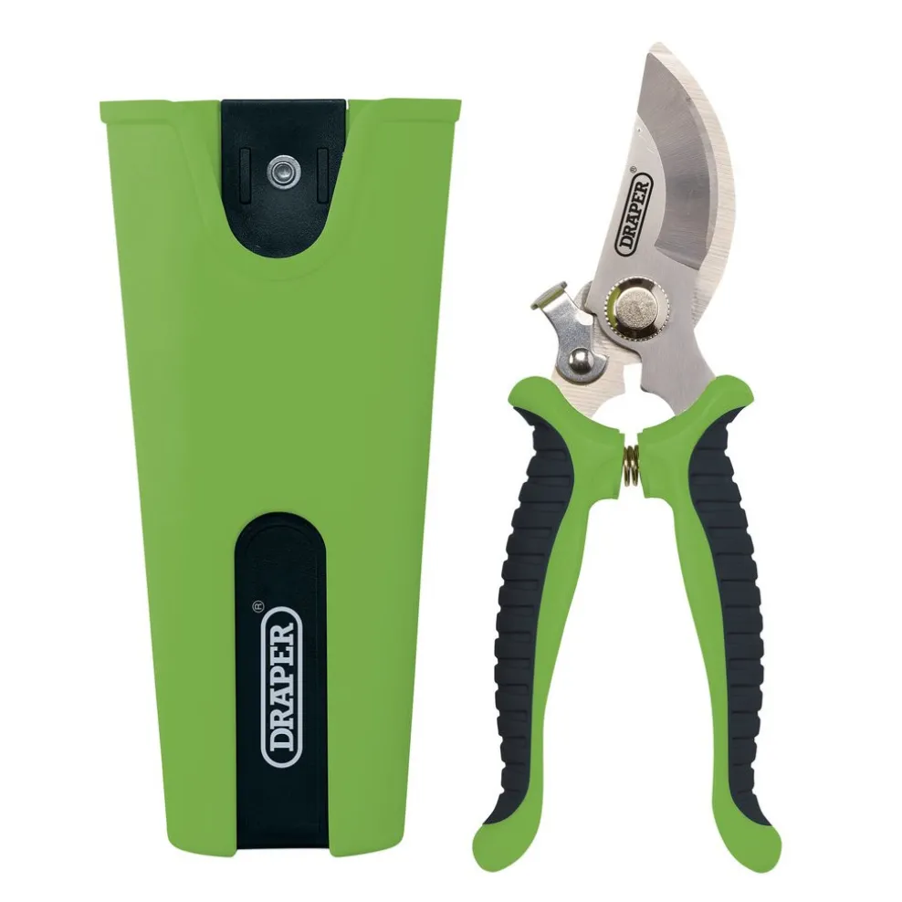 Bypass Secateurs and Holster Set, 190mm (2 Piece)