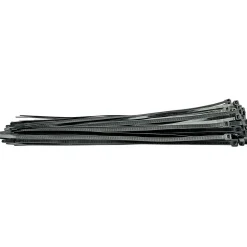 Cable Ties, 7.6 x 400mm, Black (Pack of 100)