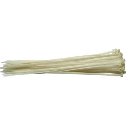 Cable Ties, 8.8 x 500mm, White (Pack of 100)