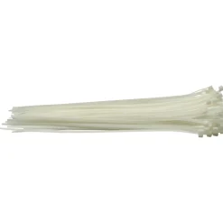 Cable Ties, 4.8 x 300mm, White (Pack of 100)