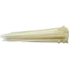 Cable Ties, 4.8 x 200mm, White (Pack of 100)