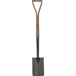 Carbon Steel Border Spade with Ash Handle