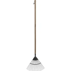 Carbon Steel Lawn Rake with Ash Handle
