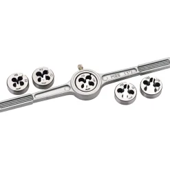 Circular Metric Die and Holder Set (6 Piece)