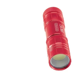 COB LED Aluminium Hand Torch, 3W, 85 Lumens, 3 x AAA Batteries Supplied